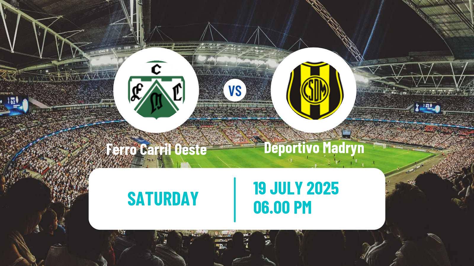 Soccer Argentinian Primera Nacional Ferro Carril Oeste - Deportivo Madryn