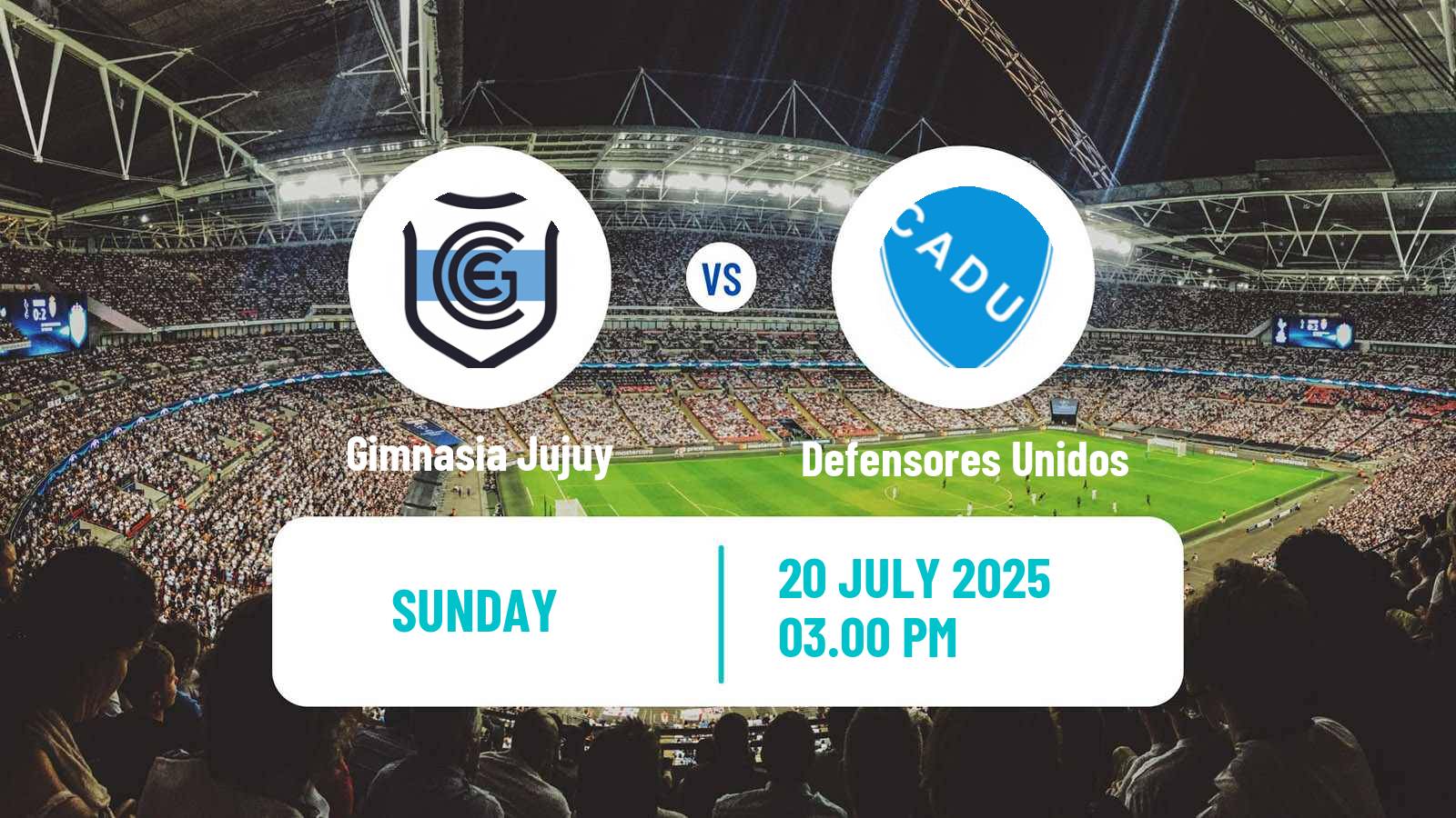 Soccer Argentinian Primera Nacional Gimnasia Jujuy - Defensores Unidos