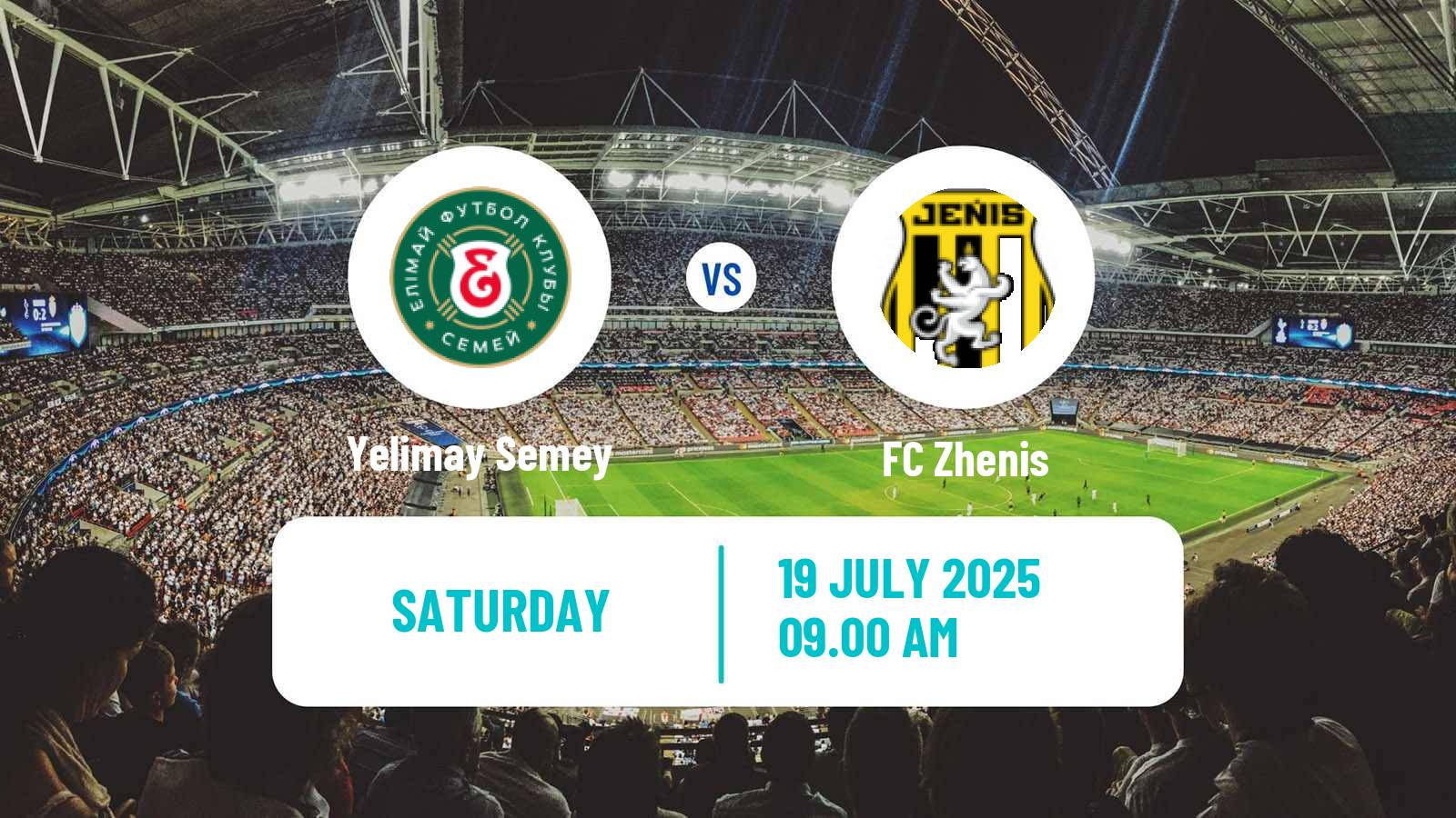 Soccer Kazakh Premier League Yelimay Semey - Zhenis