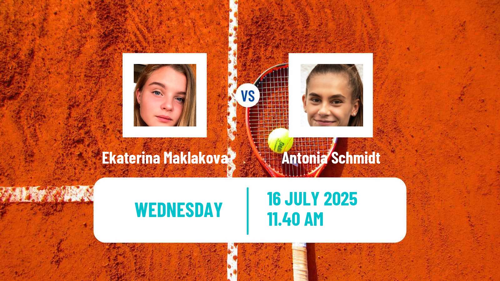 Tennis ITF W35 Darmstadt Women Ekaterina Maklakova - Antonia Schmidt