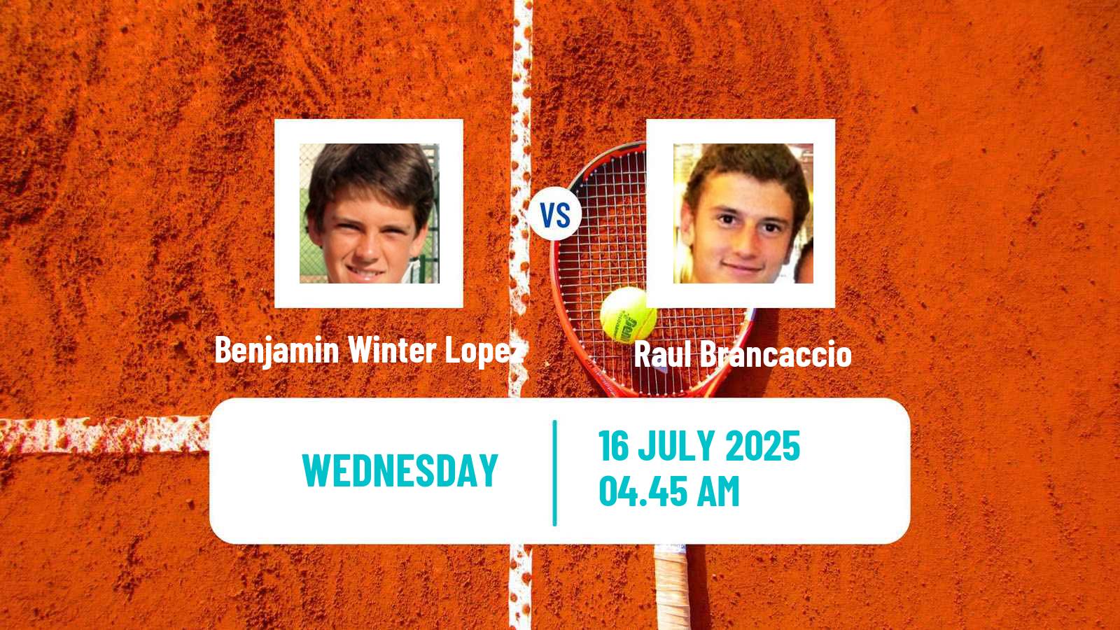Tennis ITF M25 Gandia Men Benjamin Winter Lopez - Raul Brancaccio