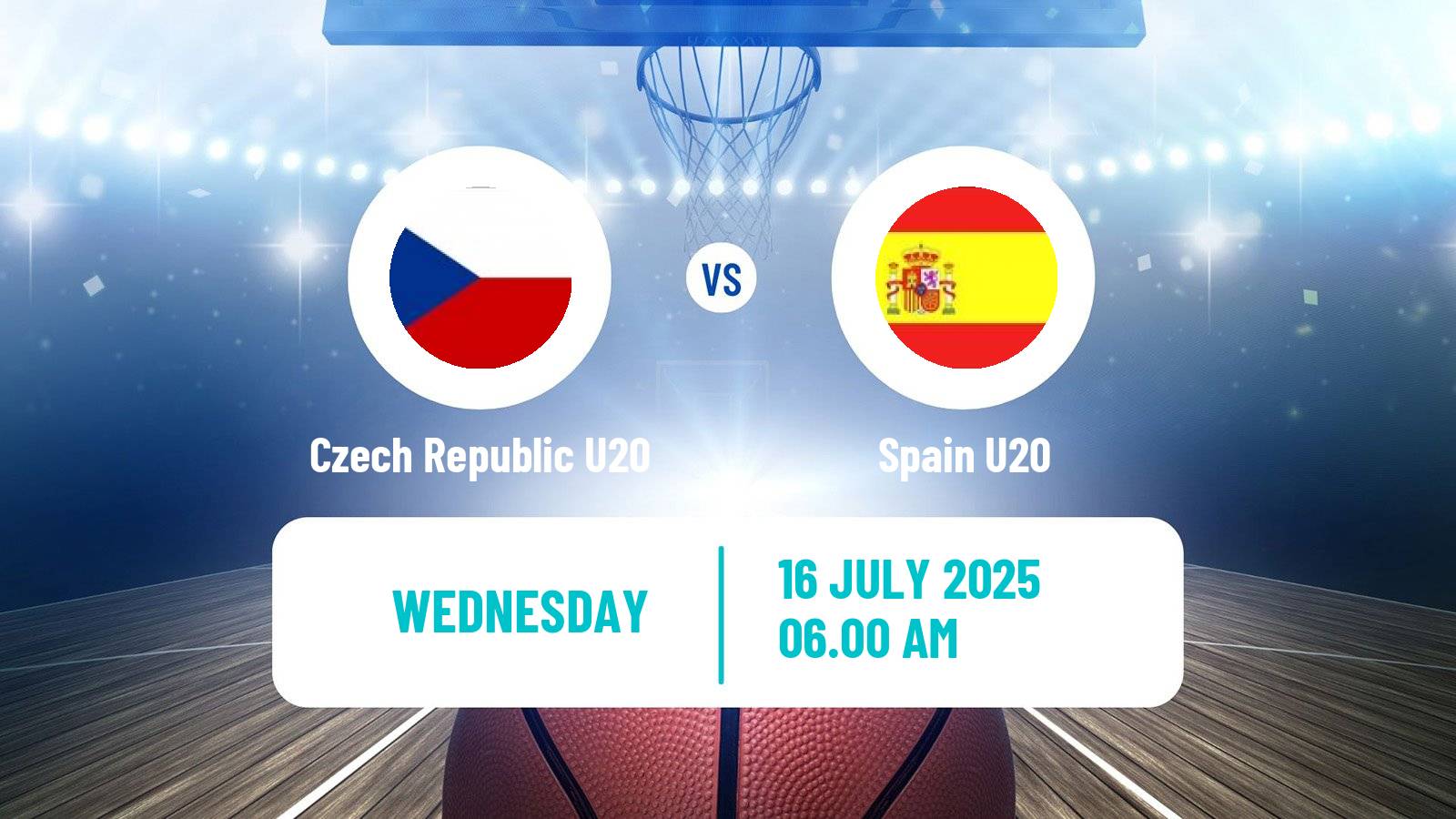 Basketball EuroBasket U20 Czech Republic U20 - Spain U20