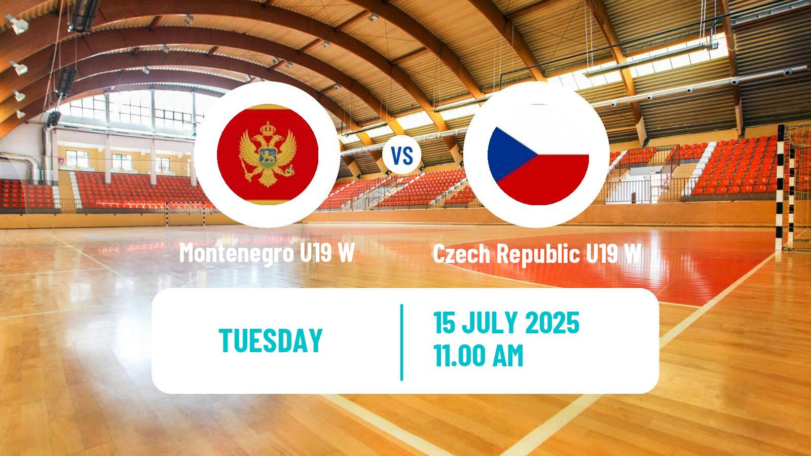 Handball European Championship U19 Handball Women Montenegro U19 W - Czech Republic U19 W