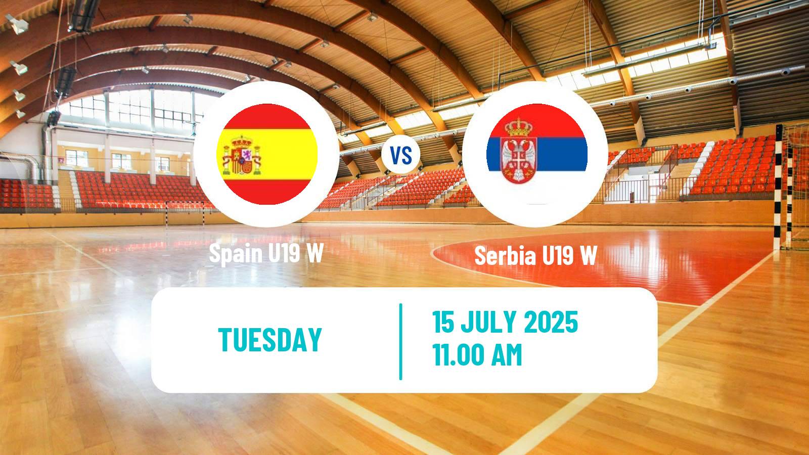 Handball European Championship U19 Handball Women Spain U19 W - Serbia U19 W
