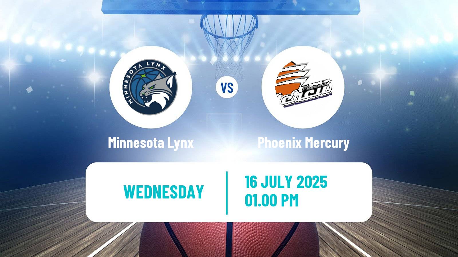 Basketball WNBA Minnesota Lynx - Phoenix Mercury