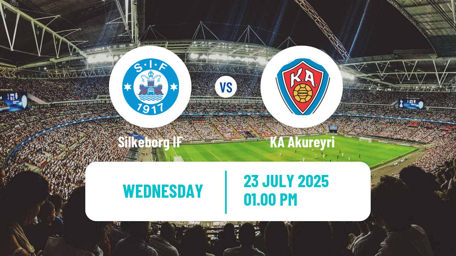 Soccer UEFA Europa Conference League Silkeborg IF - KA Akureyri
