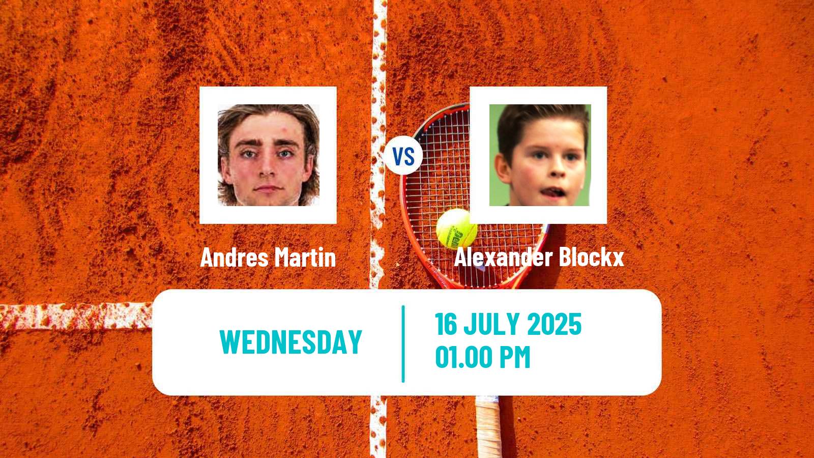 Tennis Granby Challenger Men Andres Martin - Alexander Blockx