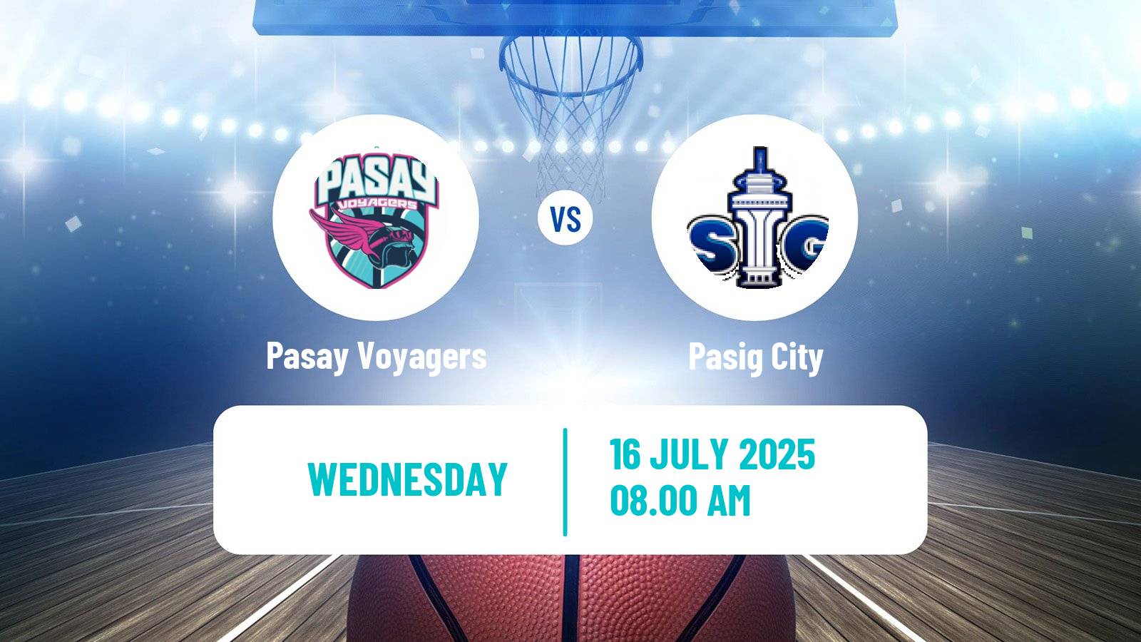 Basketball Philippines MBPL  Pasay Voyagers - Pasig City