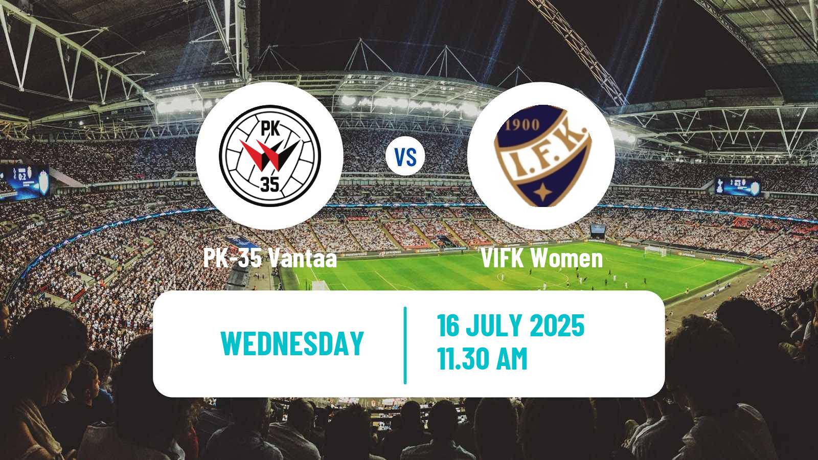 Soccer Finnish Kansallinen Liiga Women PK-35 Vantaa - VIFK