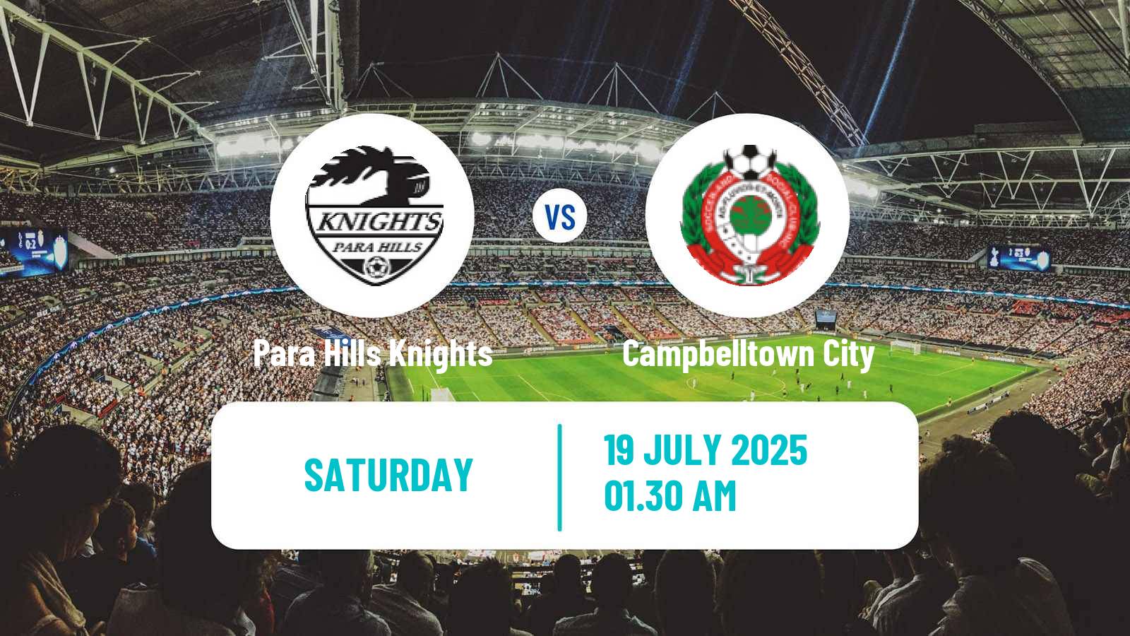 Soccer Australian NPL South Australian Para Hills Knights - Campbelltown City