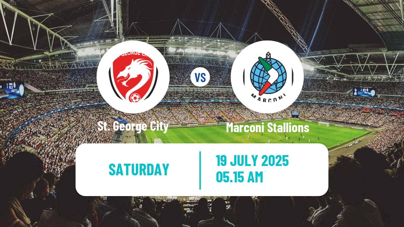 Soccer Australian NPL NSW St. George City - Marconi Stallions