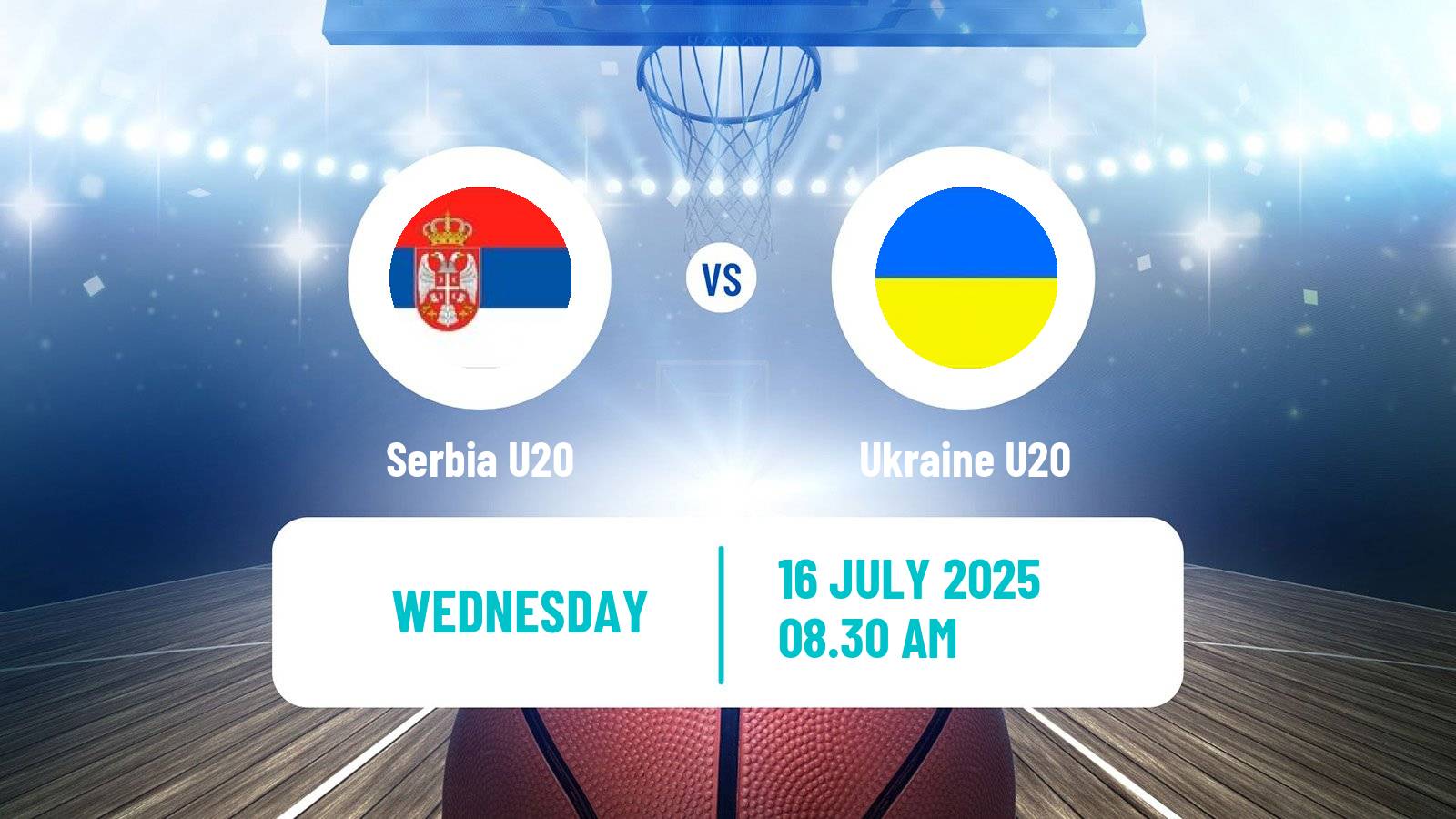 Basketball EuroBasket U20 Serbia U20 - Ukraine U20