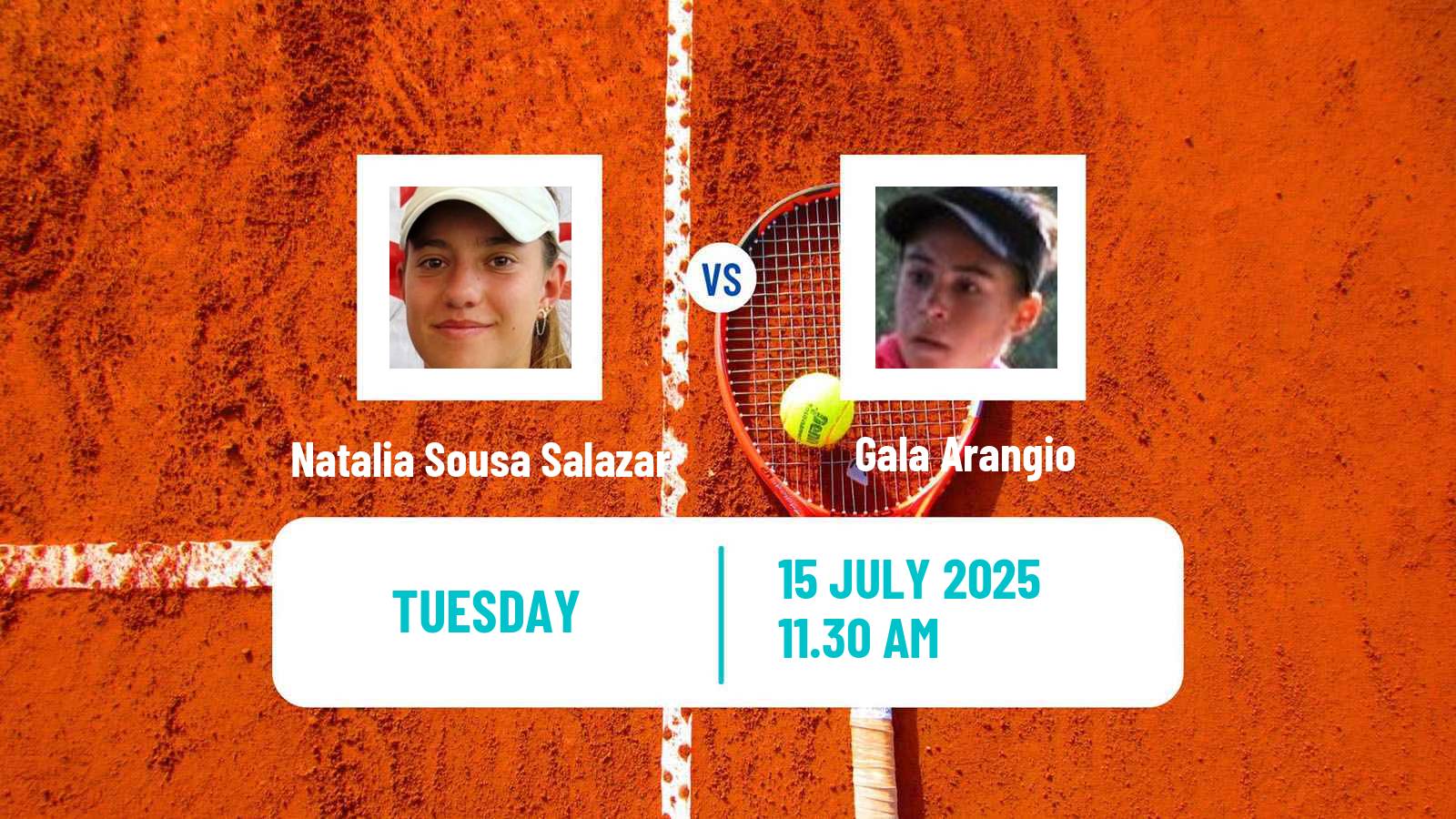 Tennis ITF W15 Huamantla 3 Women Natalia Sousa Salazar - Gala Arangio