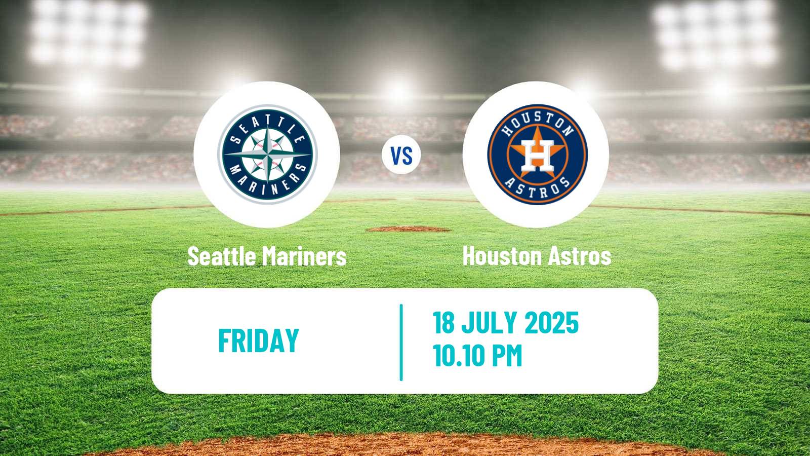 Baseball MLB Seattle Mariners - Houston Astros