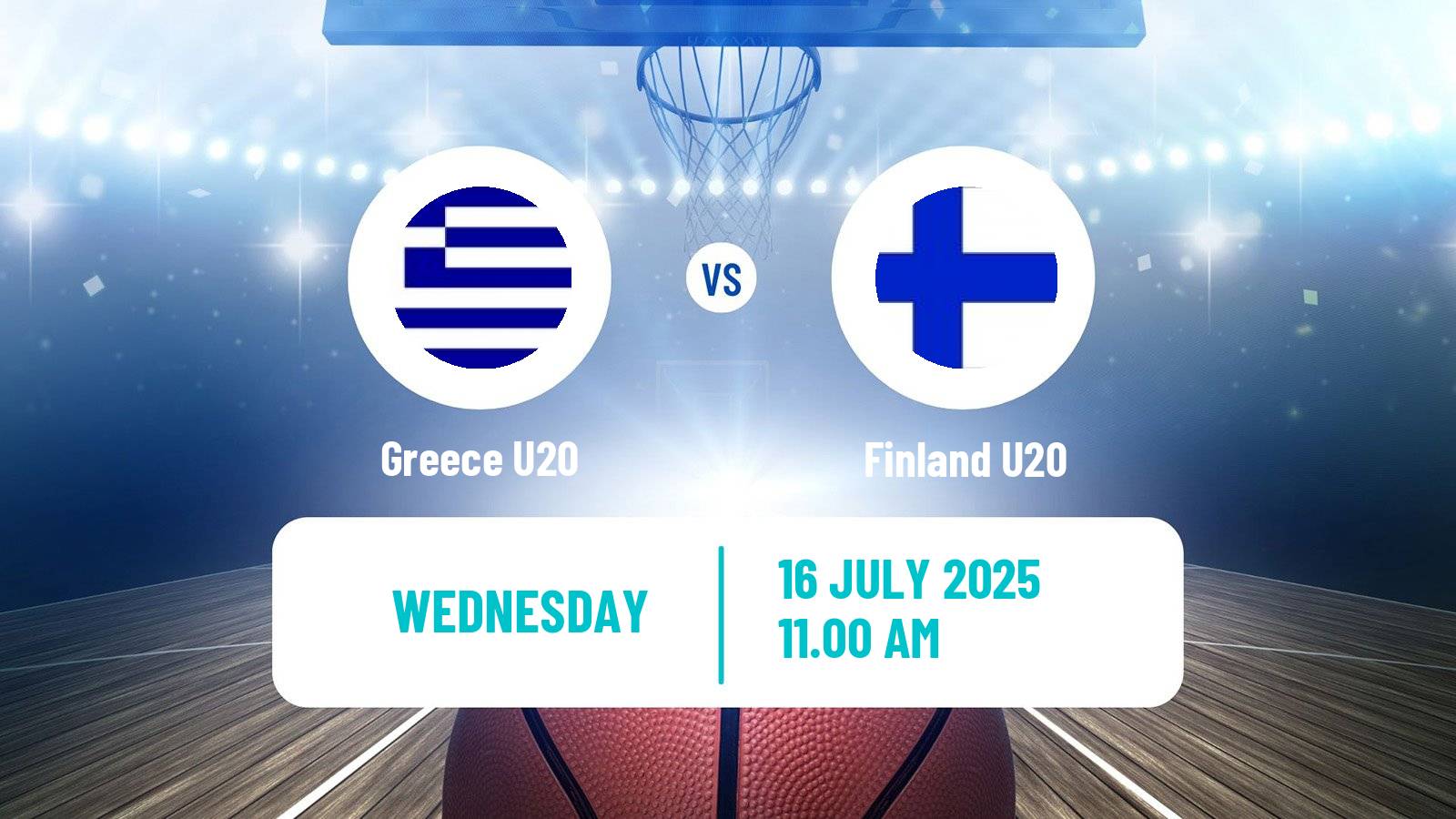 Basketball EuroBasket U20 Greece U20 - Finland U20
