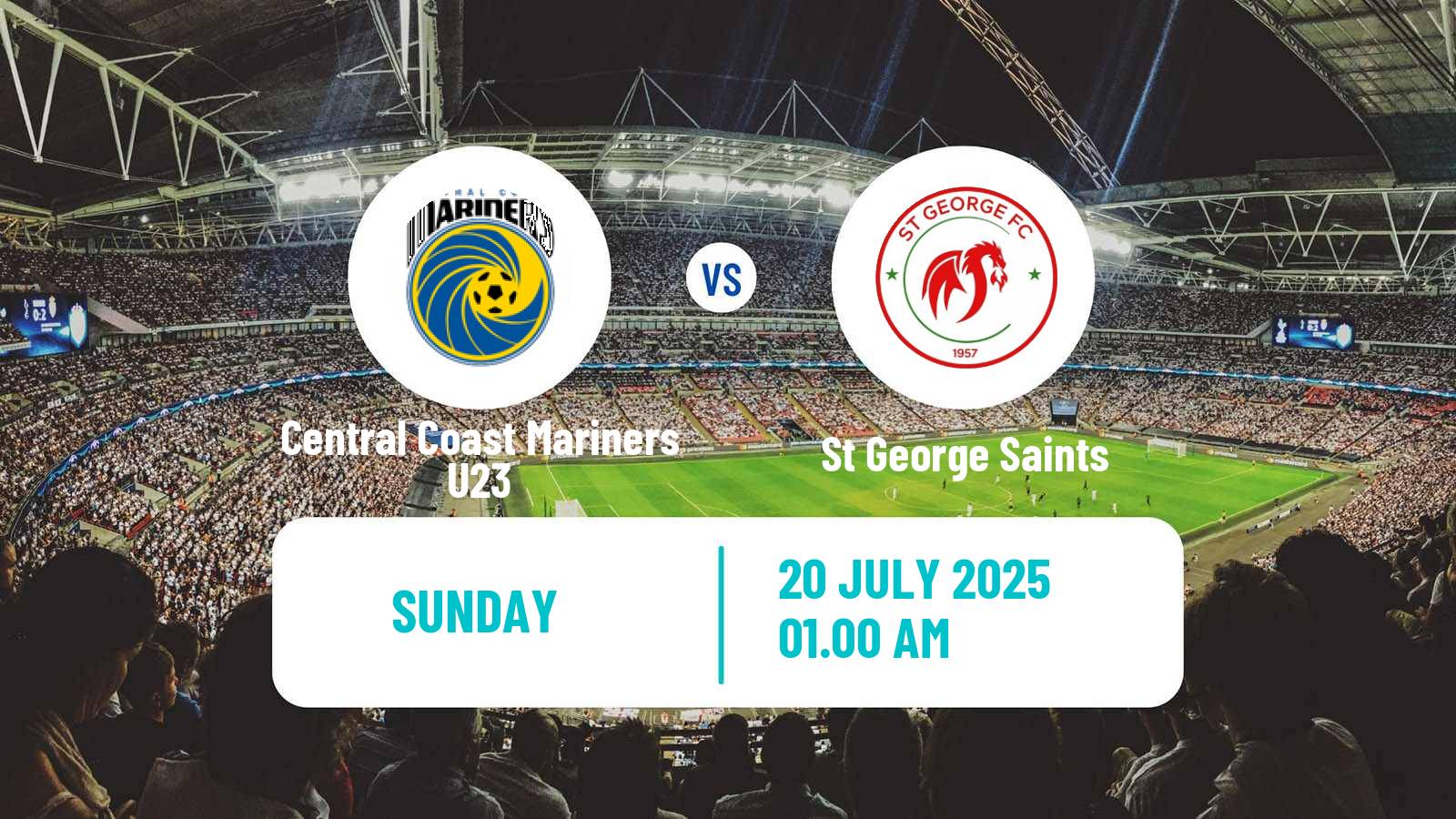 Soccer Australian NPL NSW Central Coast Mariners U23 - St George Saints