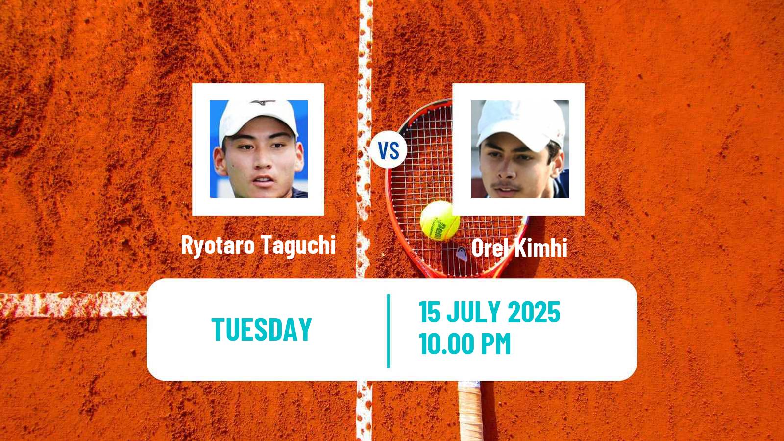 Tennis ITF M15 Nakhon Pathom Men Ryotaro Taguchi - Orel Kimhi
