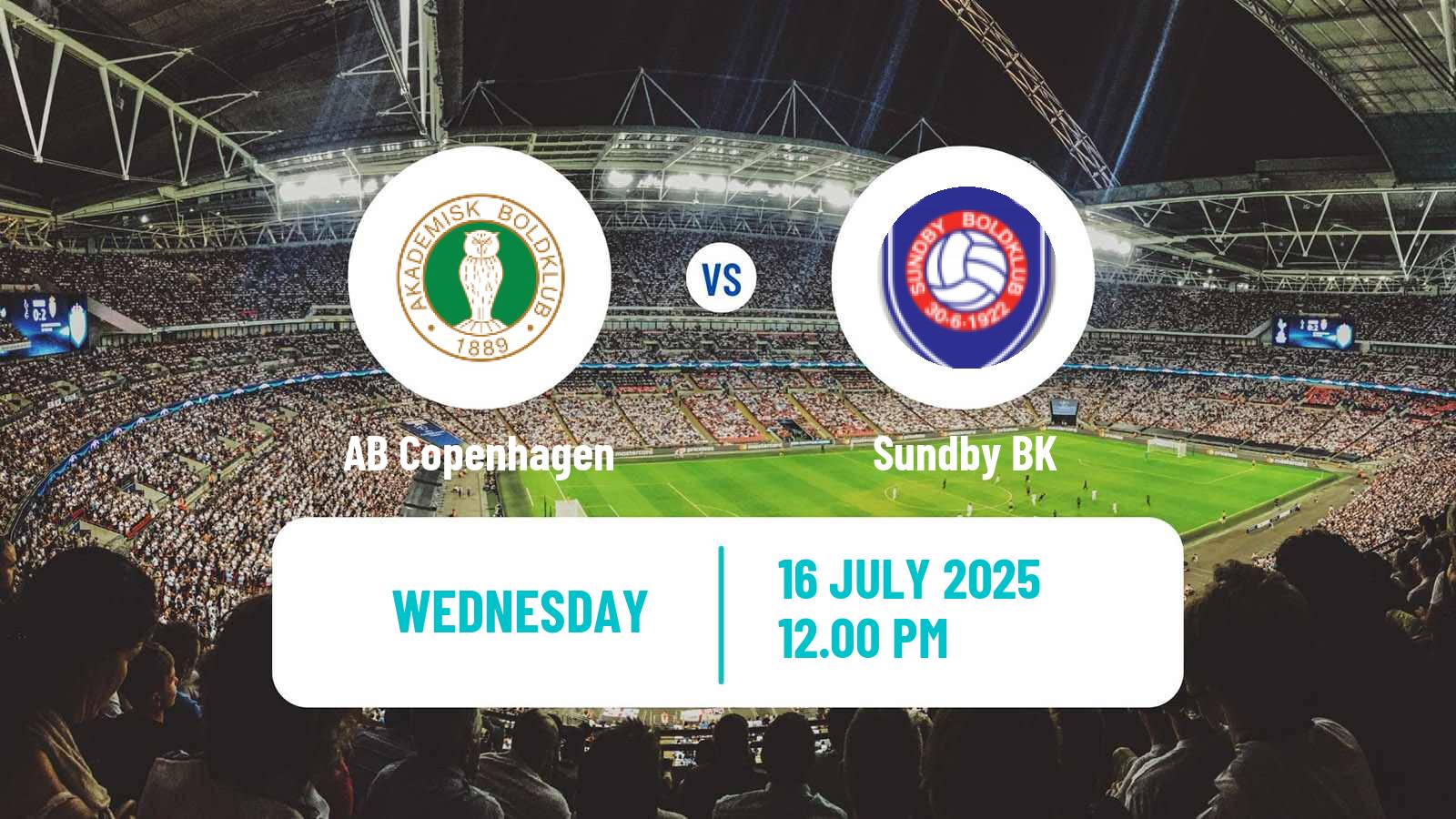 Soccer Club Friendly AB Copenhagen - Sundby