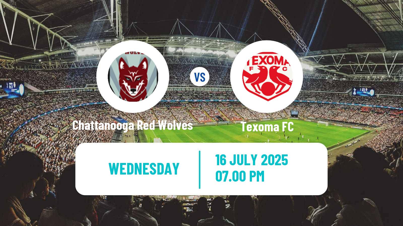 Soccer USL League One Chattanooga Red Wolves - Texoma