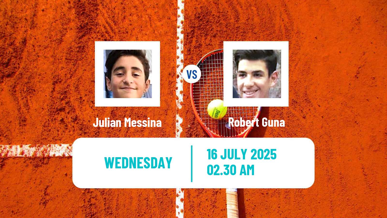 Tennis ITF M15 Slobozia Men Julian Messina - Robert Guna