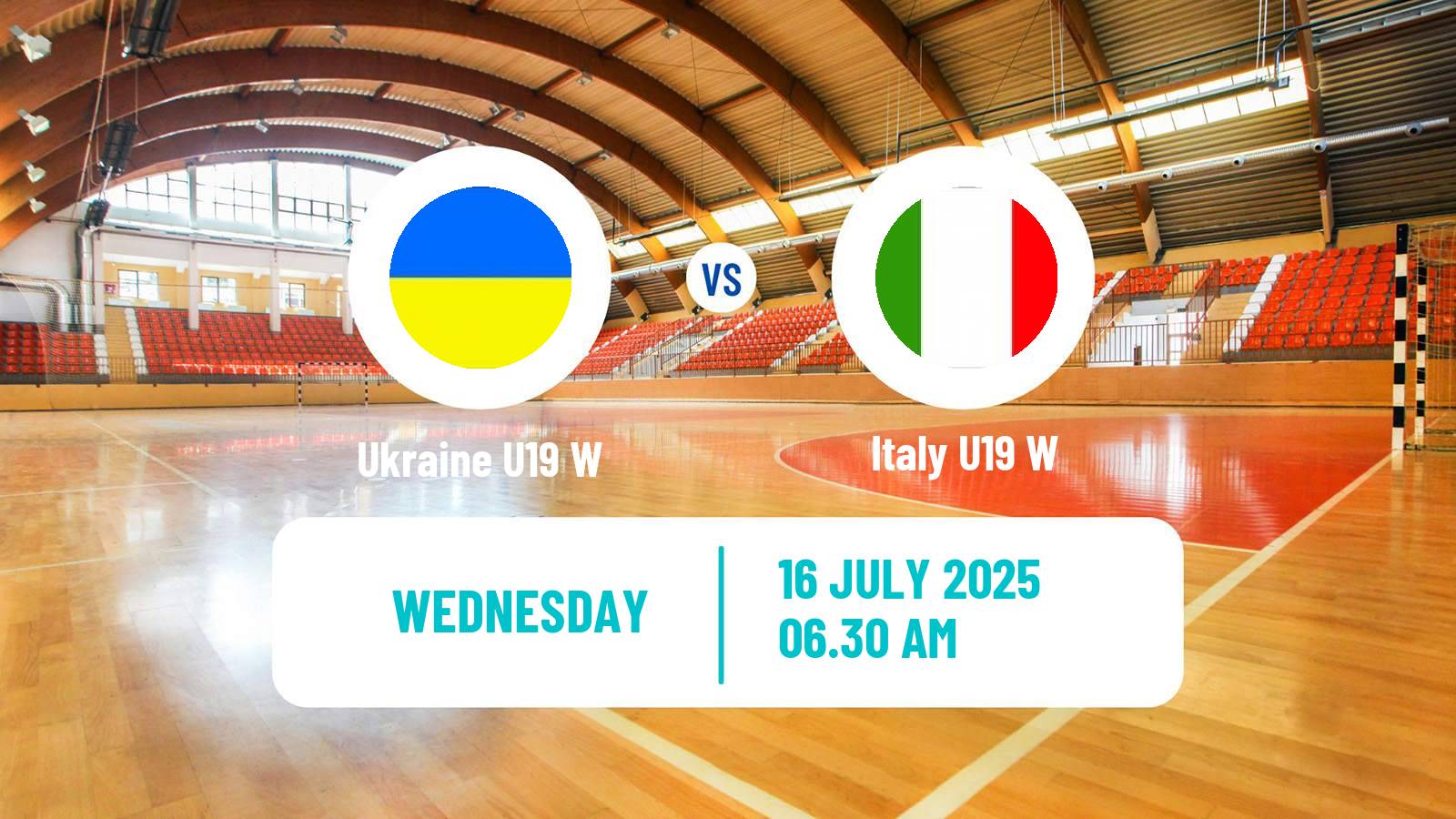 Handball European Championship U19 B Handball Women Ukraine U19 W - Italy U19 W