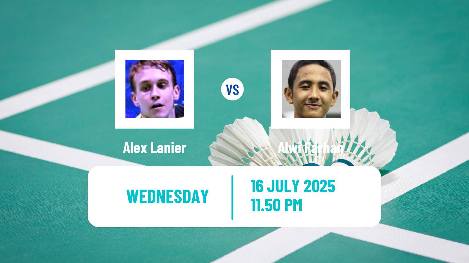 Badminton BWF World Tour Japan Open Men Alex Lanier - Alwi Farhan