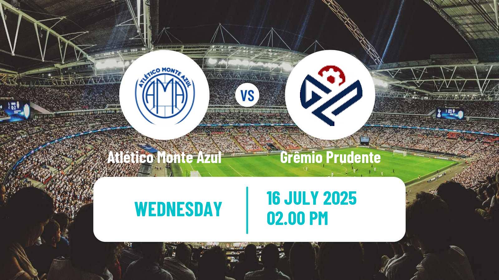 Soccer Brazilian Copa Paulista Atlético Monte Azul - Grêmio Prudente