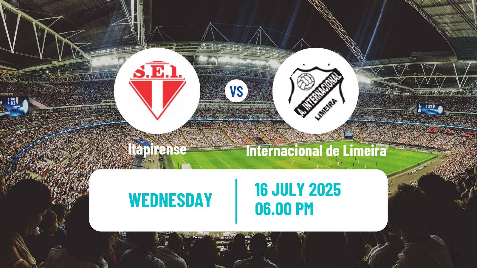 Soccer Brazilian Copa Paulista Itapirense - Internacional de Limeira