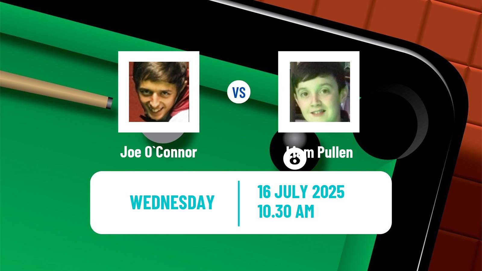Snooker Championship League Joe O`Connor - Liam Pullen
