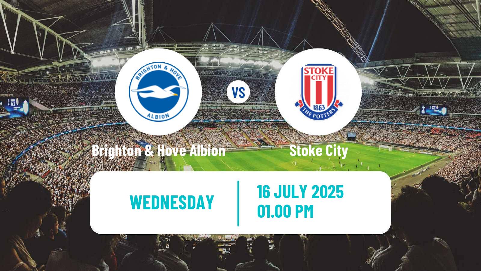 Soccer Club Friendly Brighton & Hove Albion - Stoke City