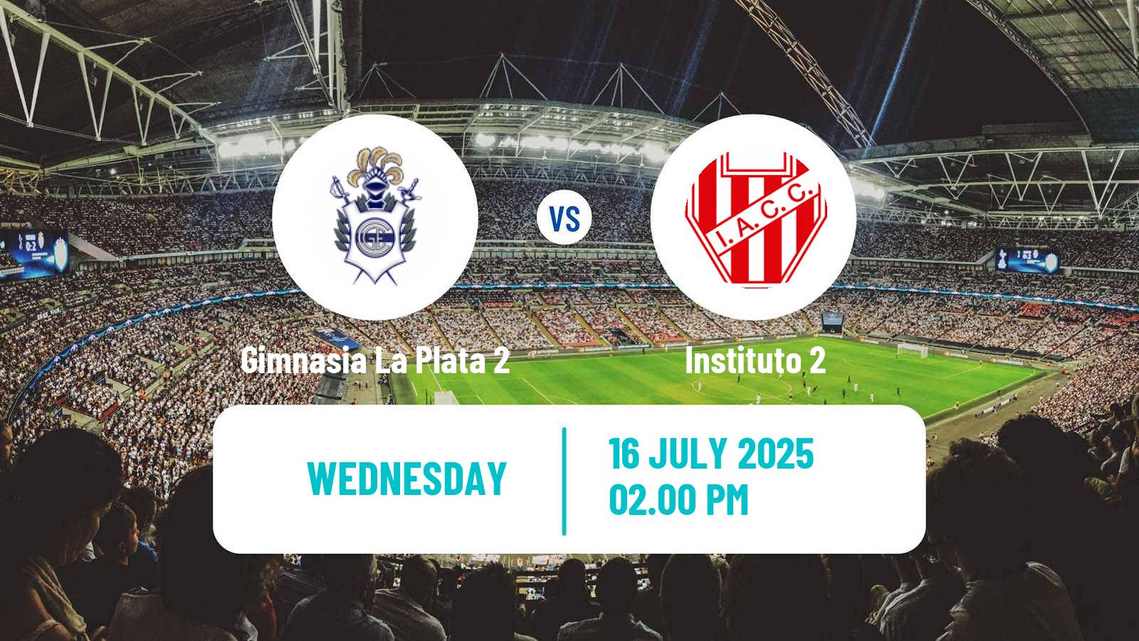 Soccer Argentinian Reserve League Gimnasia La Plata 2 - Instituto 2