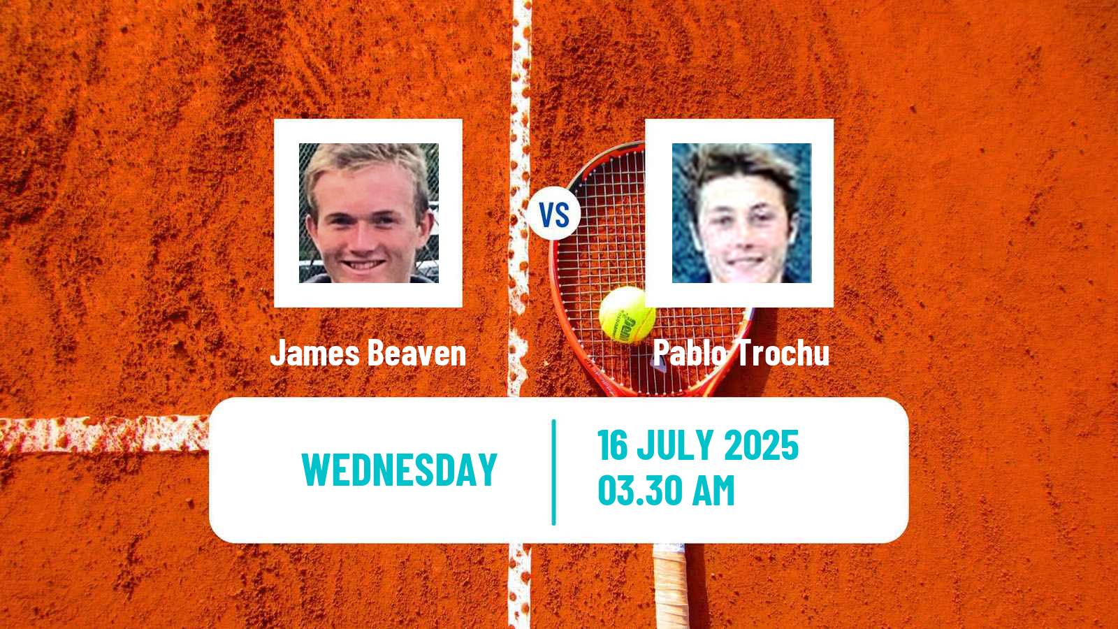 Tennis ITF M15 Hillcrest 2 Men James Beaven - Pablo Trochu
