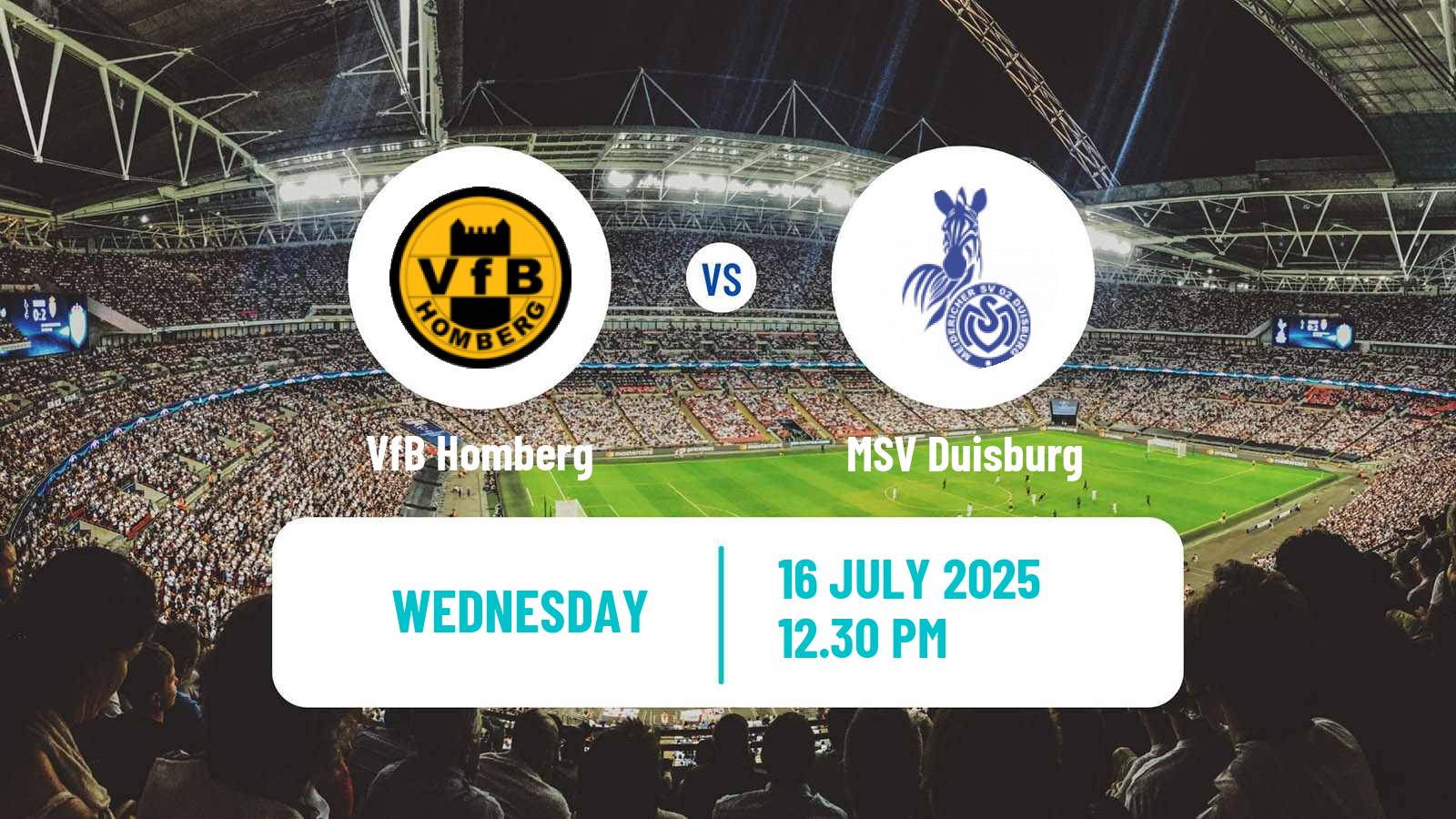 Soccer Club Friendly Homberg - Duisburg