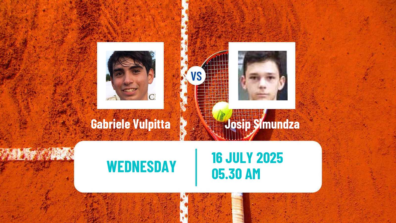 Tennis ITF M15 Gubbio Men Gabriele Vulpitta - Josip Simundza