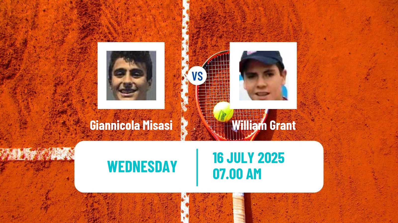 Tennis ITF M15 Gubbio Men Giannicola Misasi - William Grant