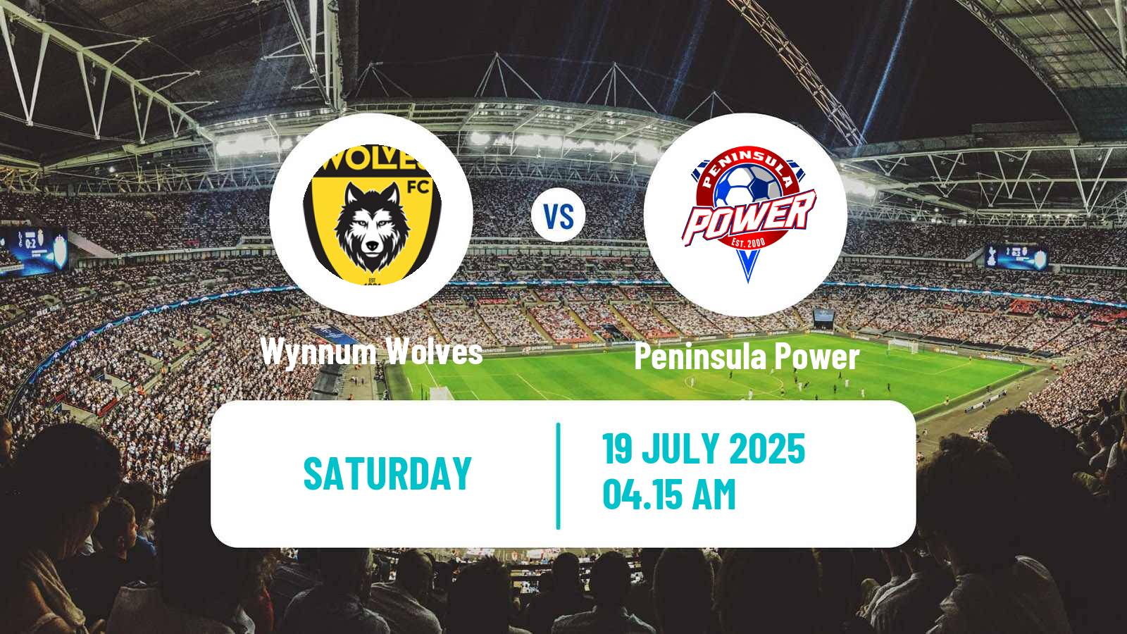 Soccer Australian NPL Queensland Wynnum Wolves - Peninsula Power
