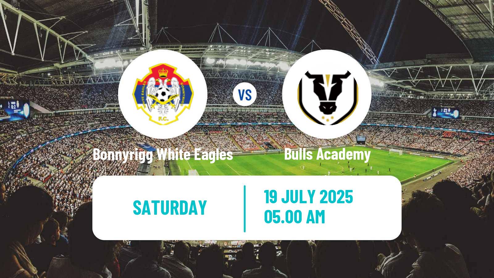 Soccer Australian NSW League One Bonnyrigg White Eagles - Bulls Academy