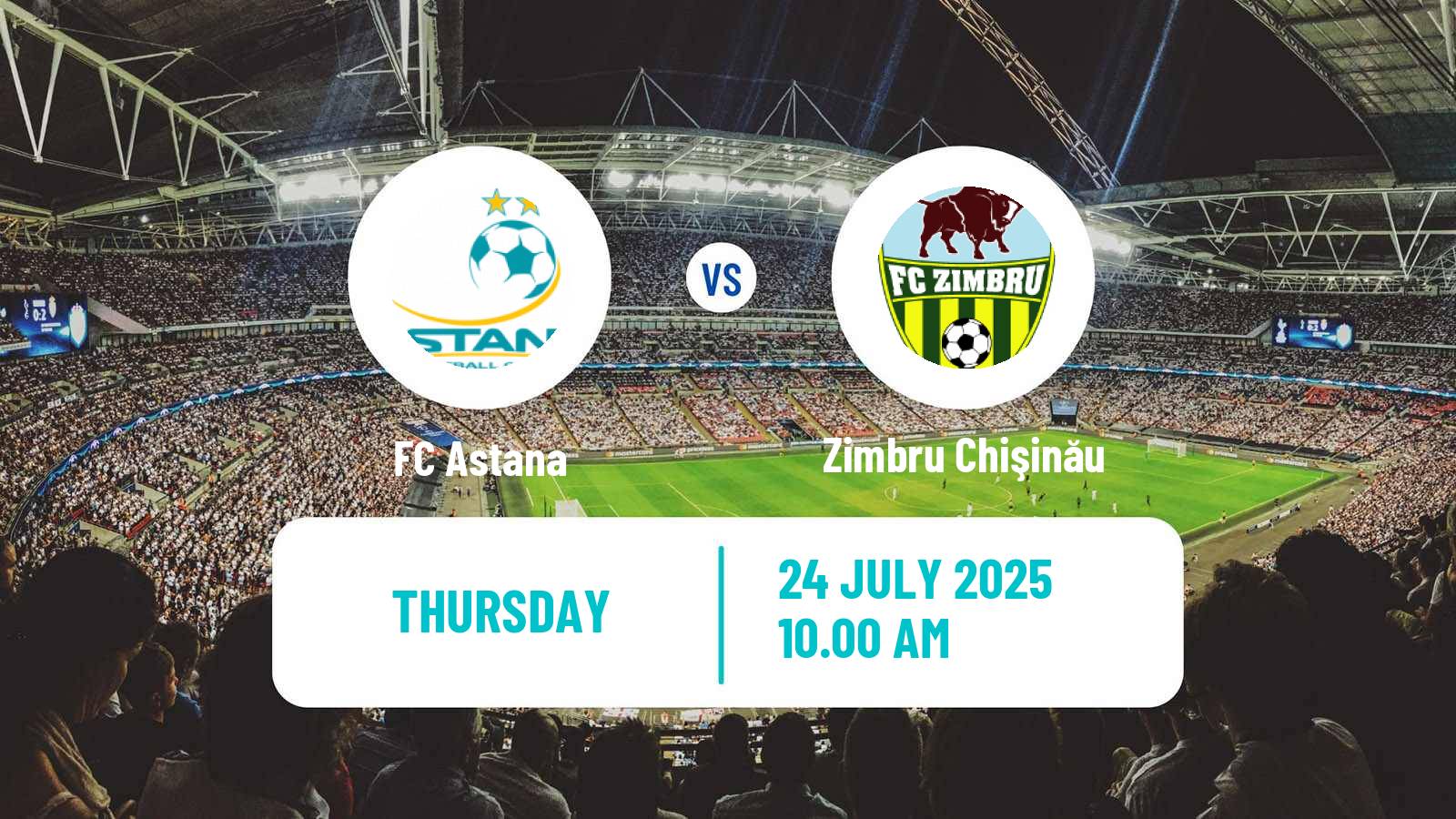 Soccer UEFA Europa Conference League Astana - Zimbru Chişinău