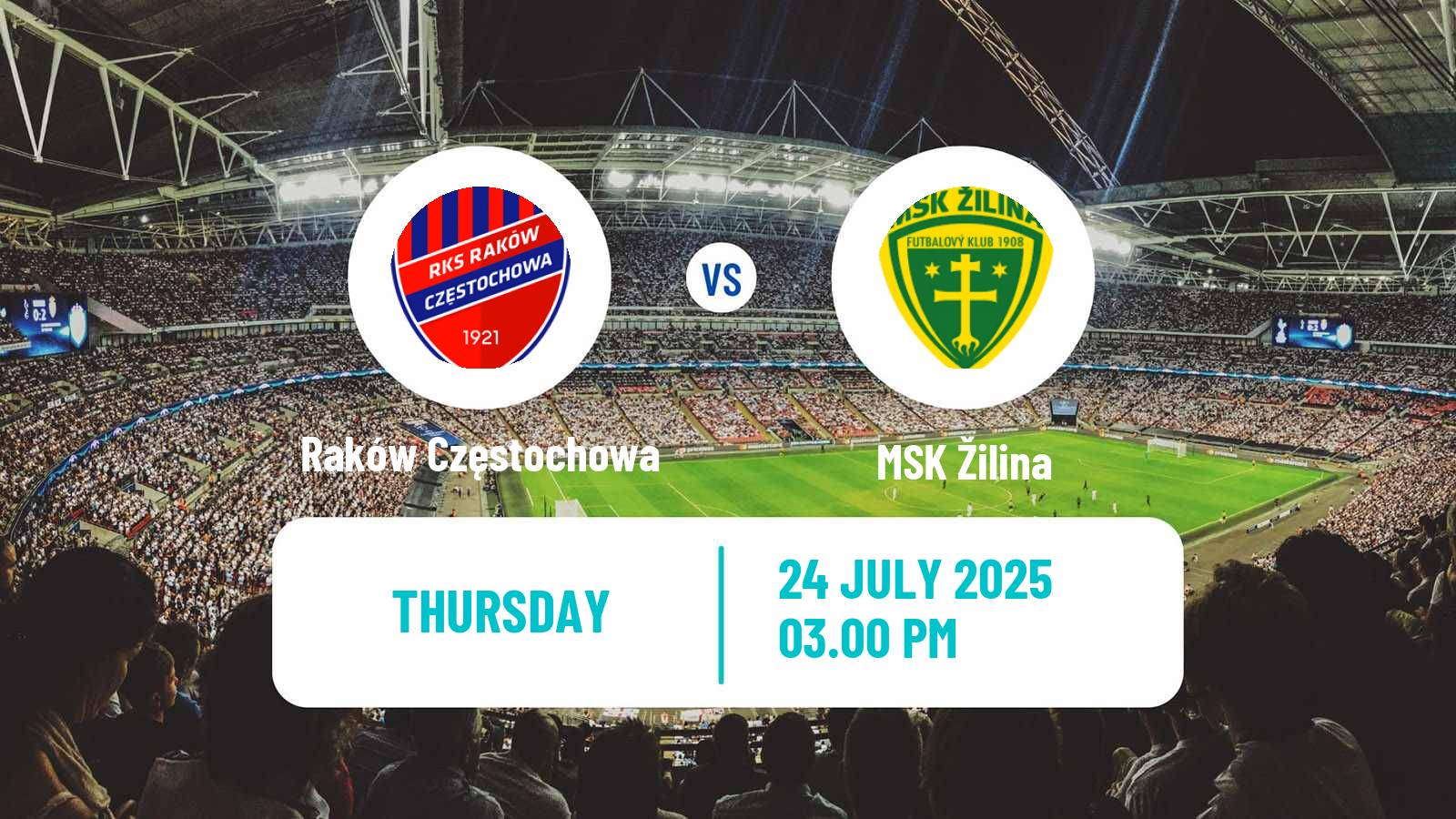 Soccer UEFA Europa Conference League Raków Częstochowa - Žilina