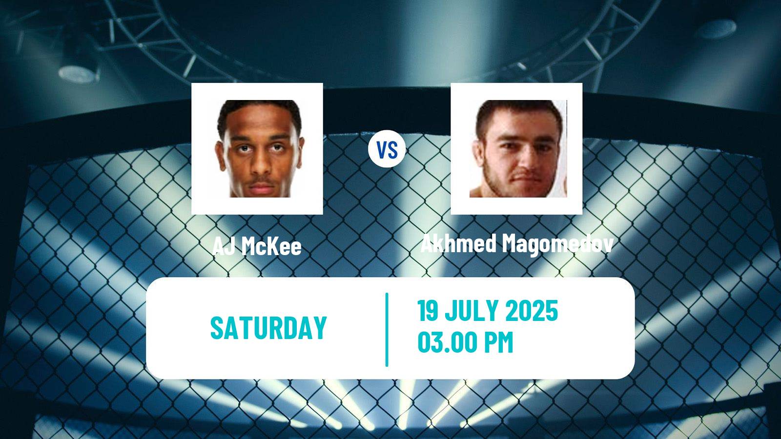 MMA Lightweight Pfl Men AJ McKee - Akhmed Magomedov