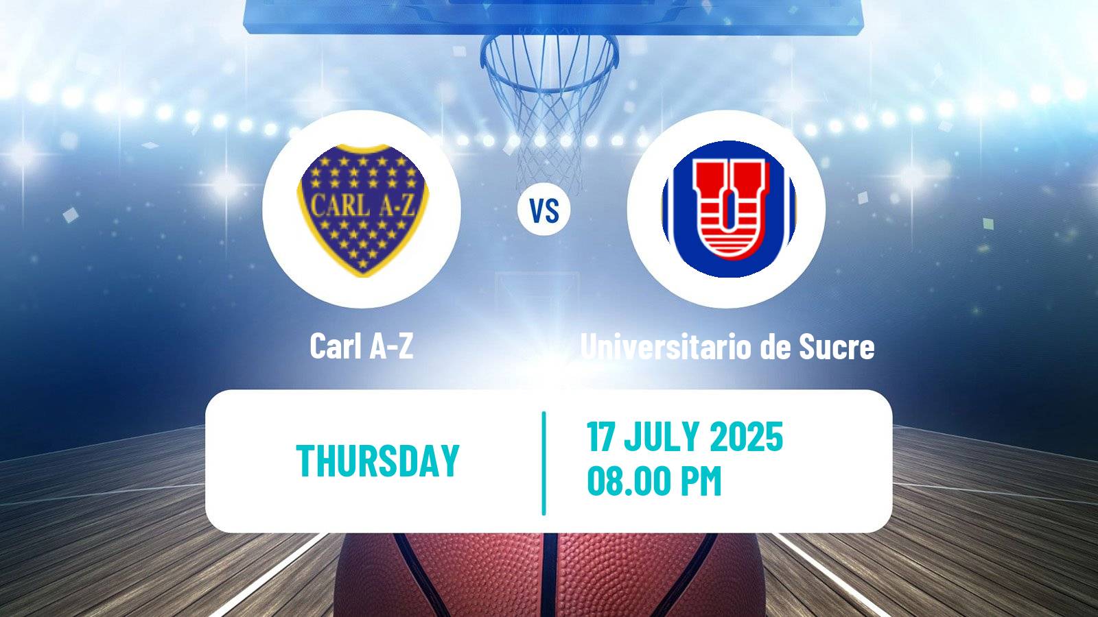 Basketball Bolivian Libobasquet Carl A-Z - Universitario de Sucre