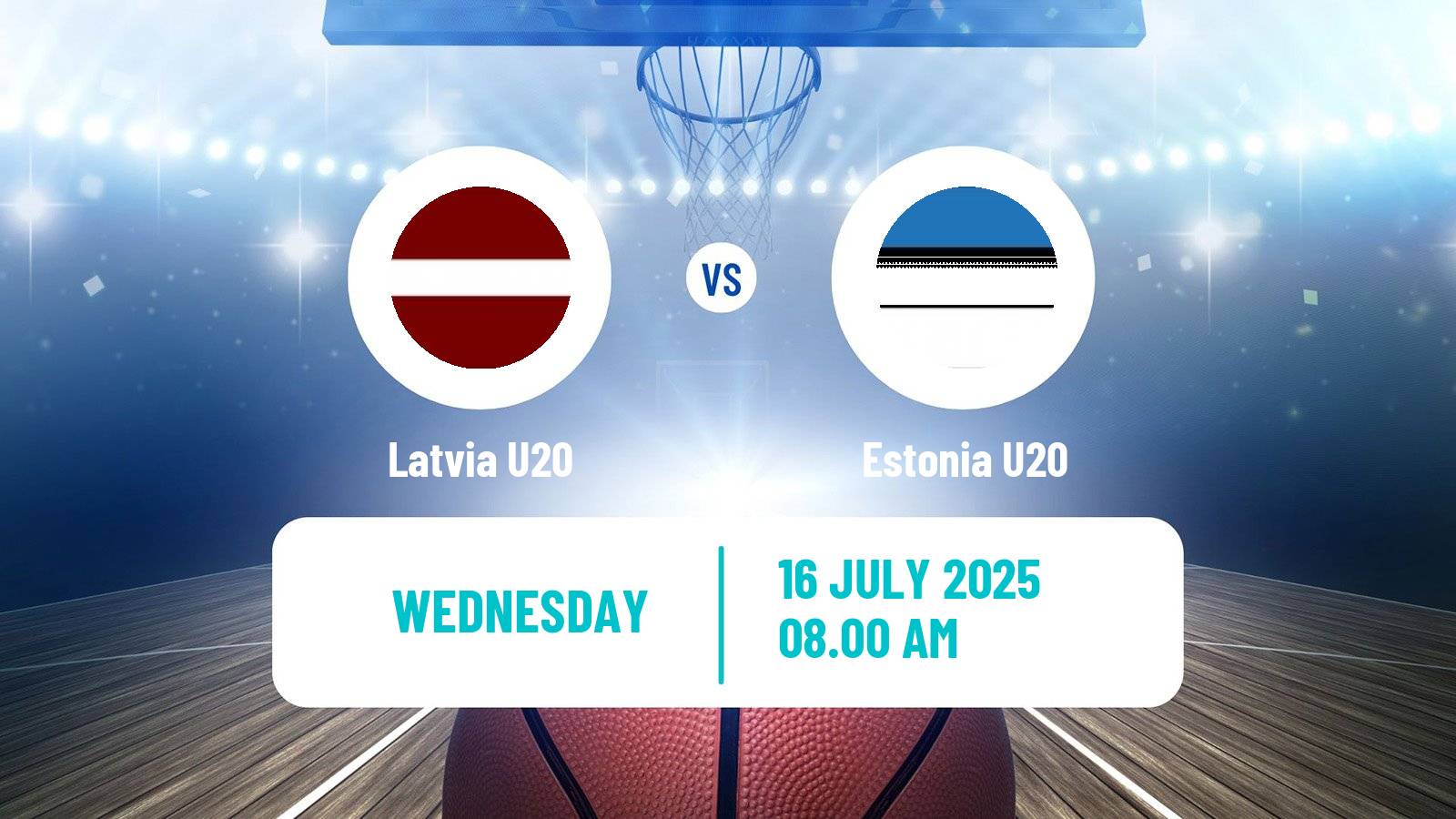 Basketball EuroBasket U20 B Latvia U20 - Estonia U20