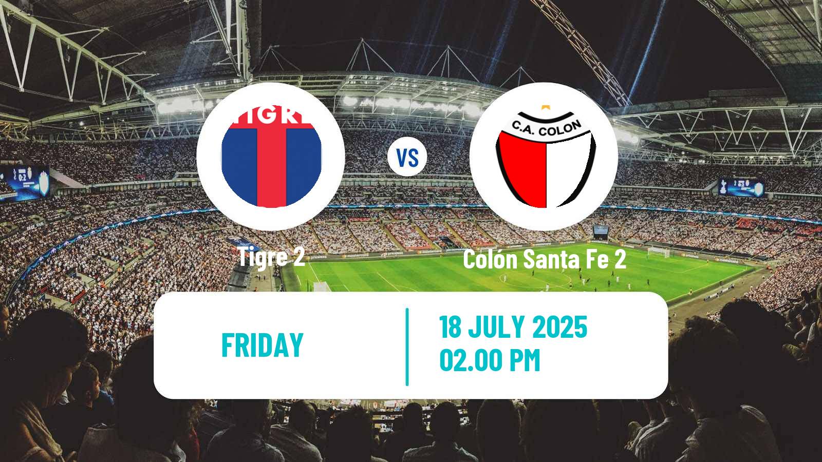 Soccer Argentinian Reserve League Tigre 2 - Colón Santa Fe 2