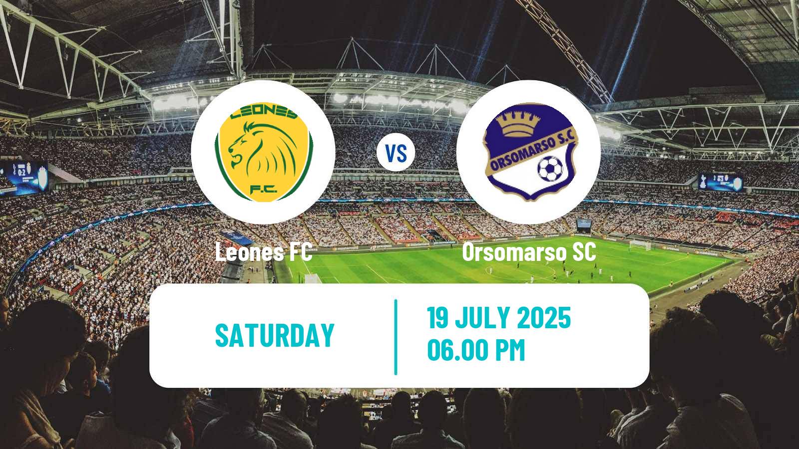 Soccer Colombian Primera B Leones - Orsomarso