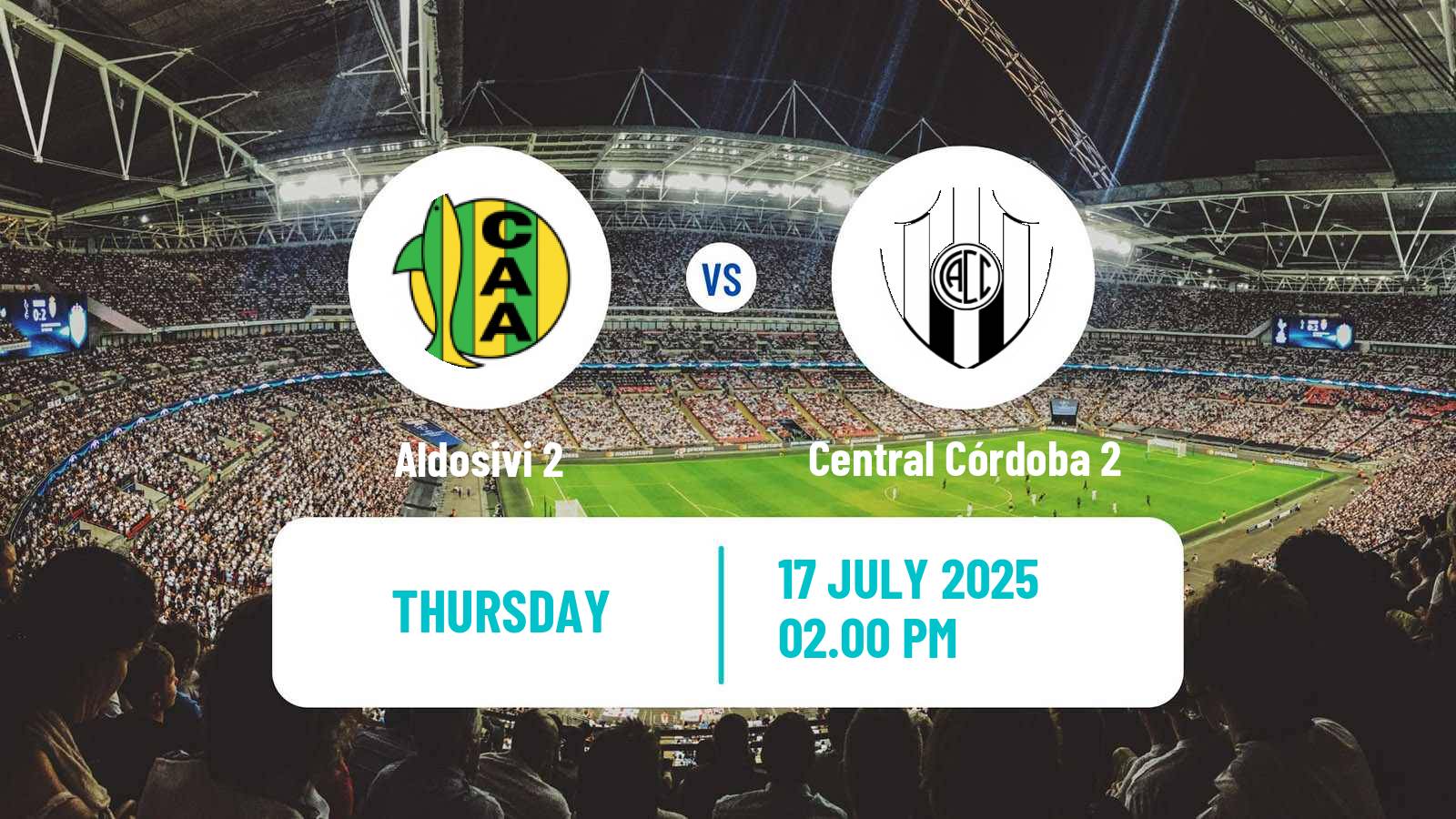 Soccer Argentinian Reserve League Aldosivi 2 - Central Córdoba 2