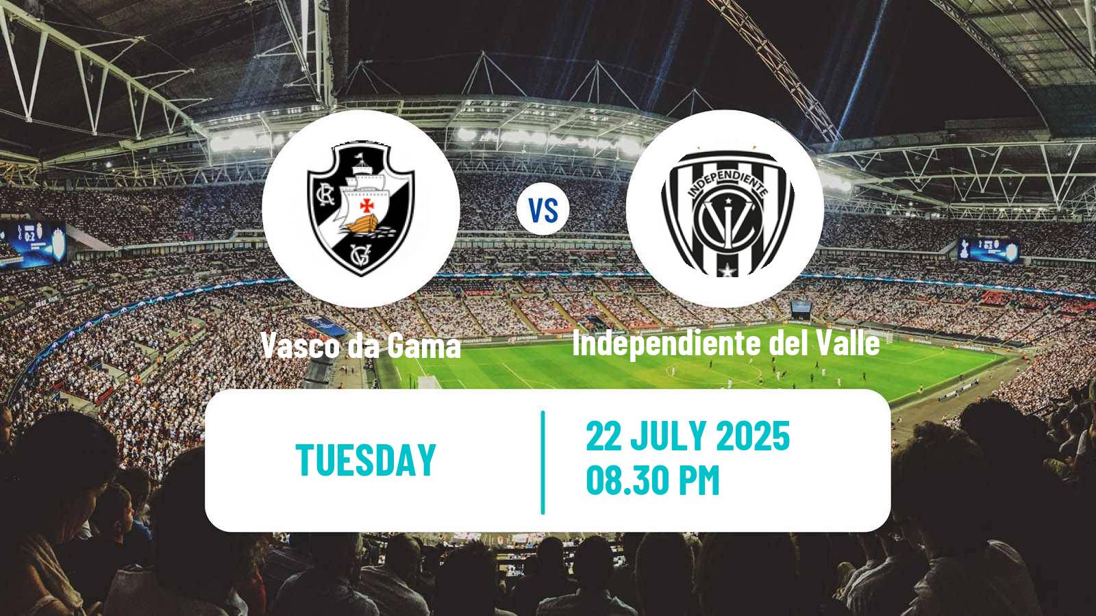 Soccer Copa Sudamericana Vasco da Gama - Independiente del Valle