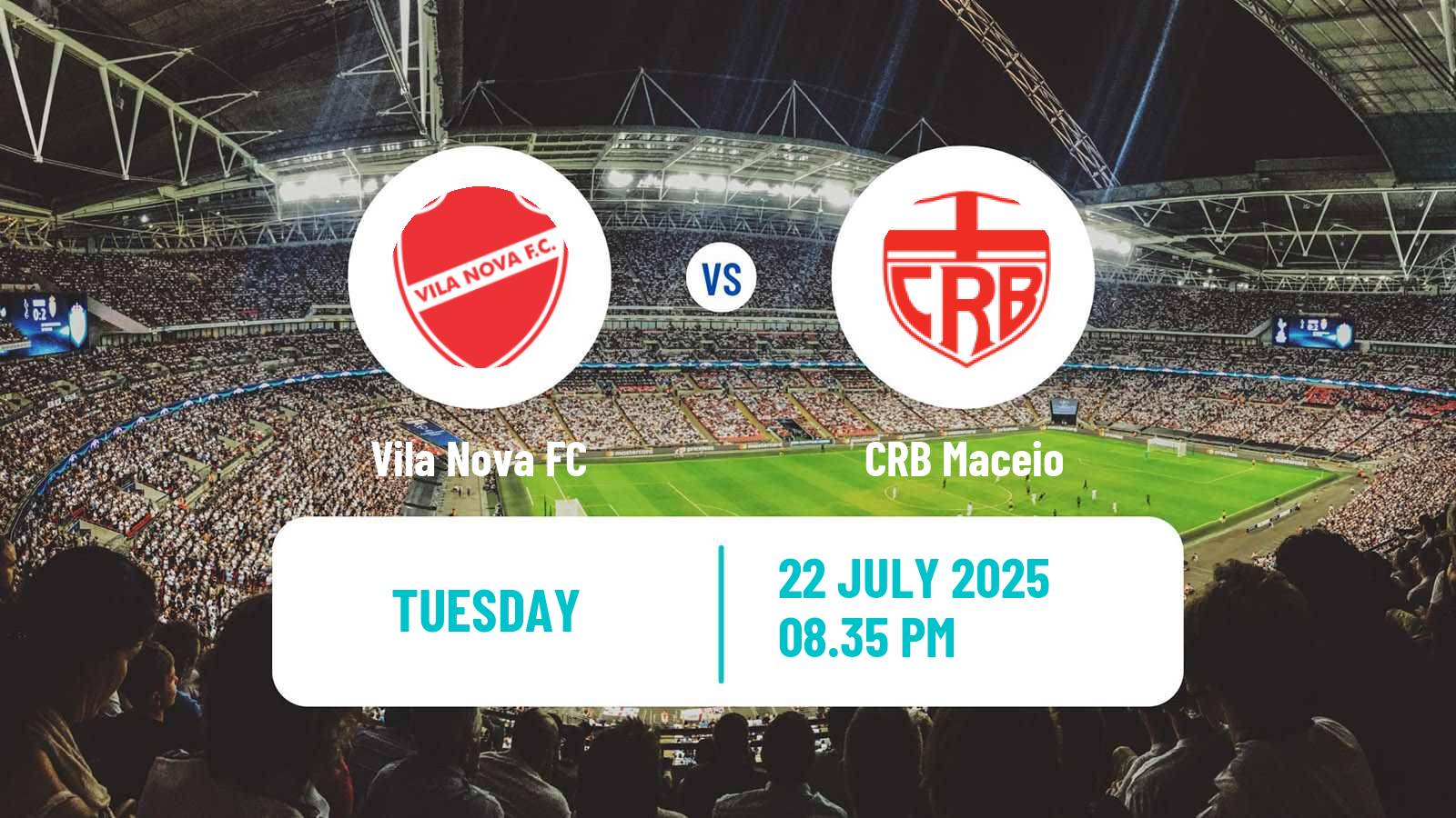 Soccer Brazilian Serie B Vila Nova - CRB Maceio