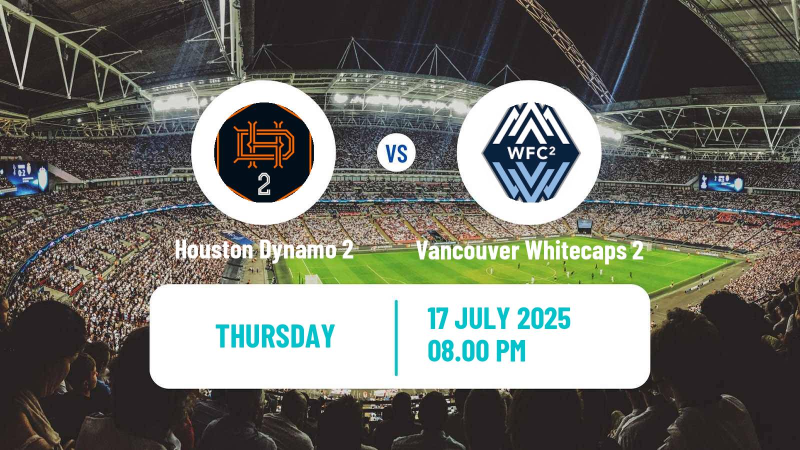 Soccer MLS Next Pro Houston Dynamo 2 - Vancouver Whitecaps 2