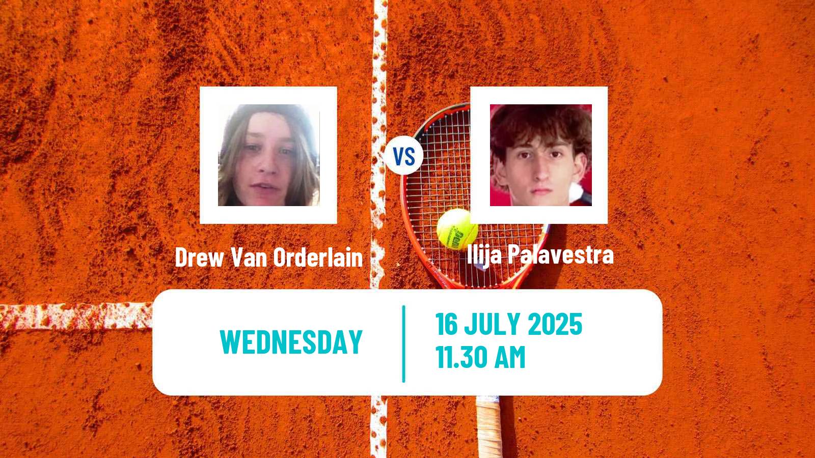 Tennis ITF M15 Rochester Ny Men Drew Van Orderlain - Ilija Palavestra
