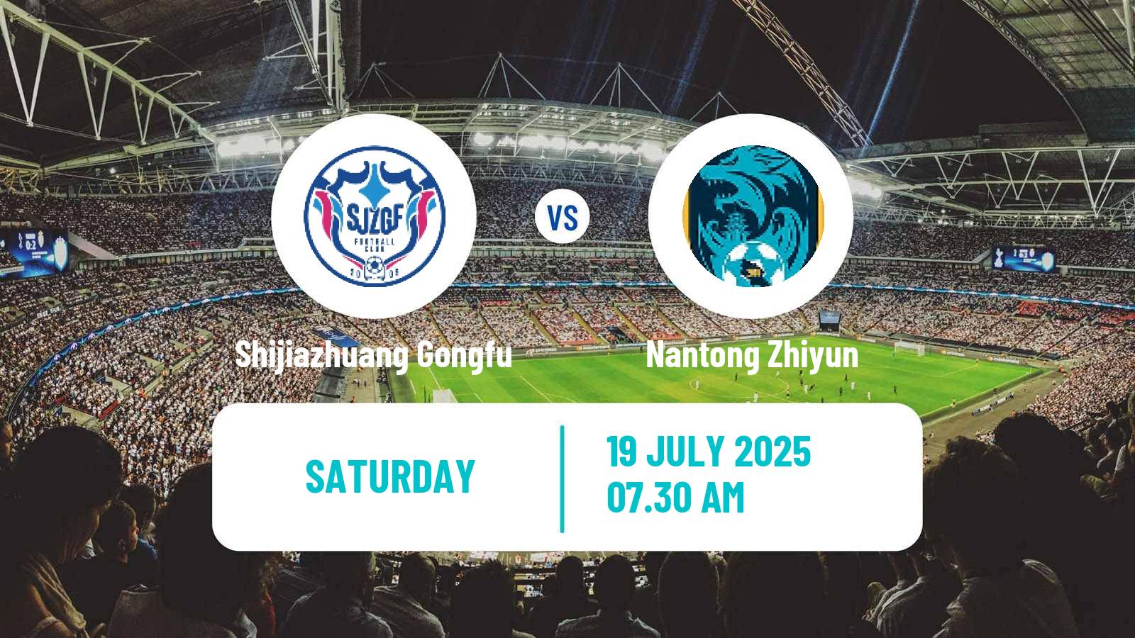 Soccer Chinese Jia League Shijiazhuang Gongfu - Nantong Zhiyun
